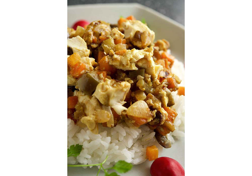 キーマ風豆腐