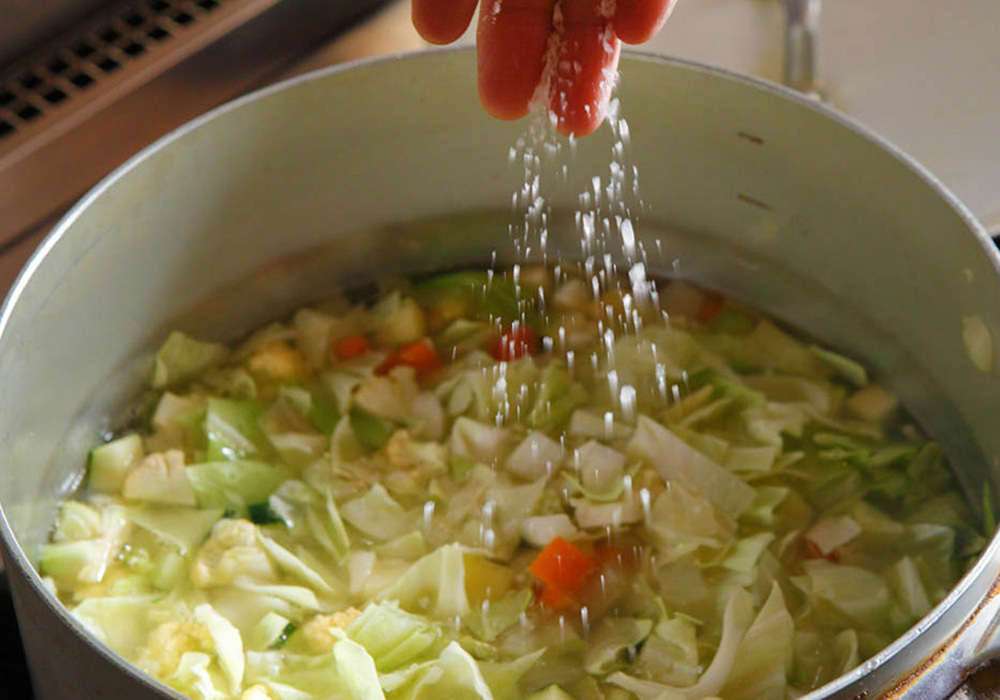 野菜の旨味を引き出す