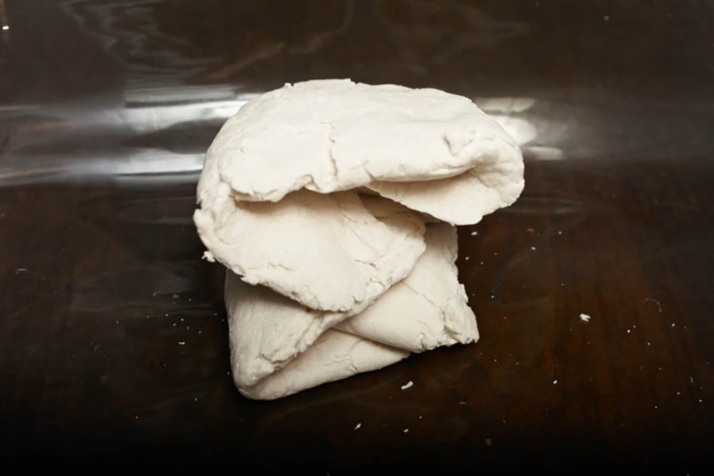 ２つ折りを２回