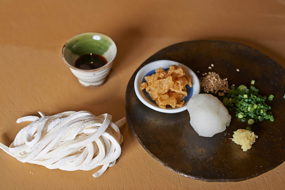 ぶっかけうどんの材料