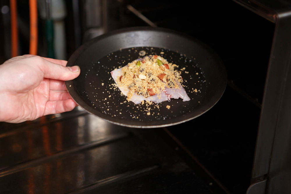 オーブンで焼く