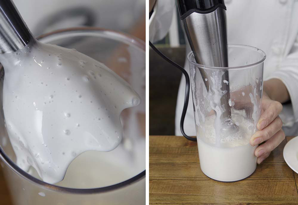 さらに油を少しずつ