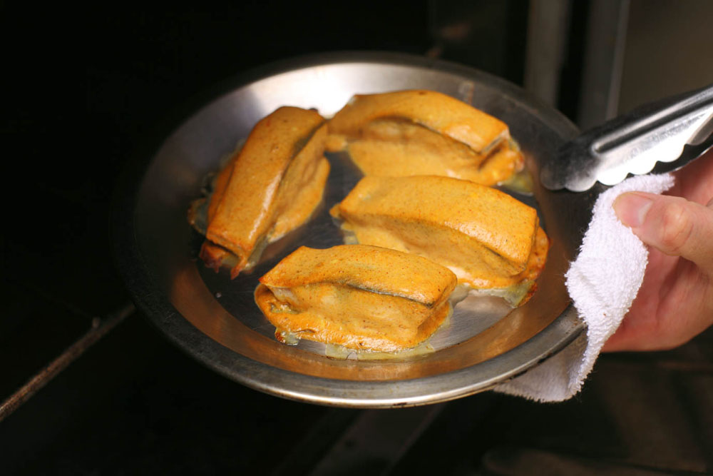 220℃で10分焼く