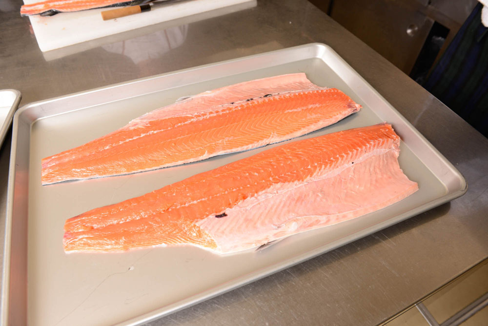 ３枚におろした状態