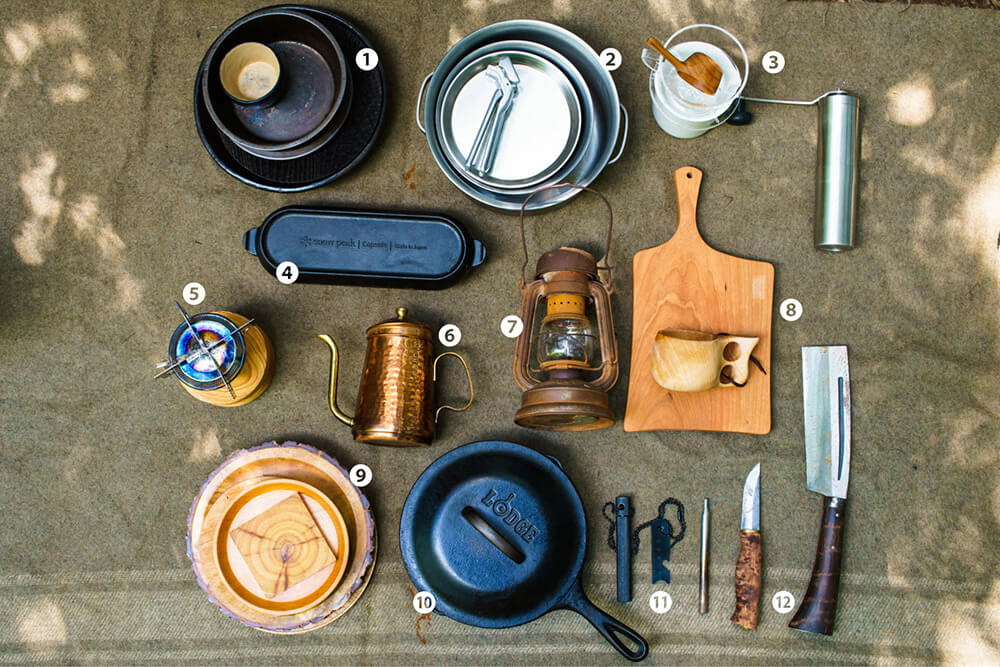 紺野真さん愛用のアウトドアギア