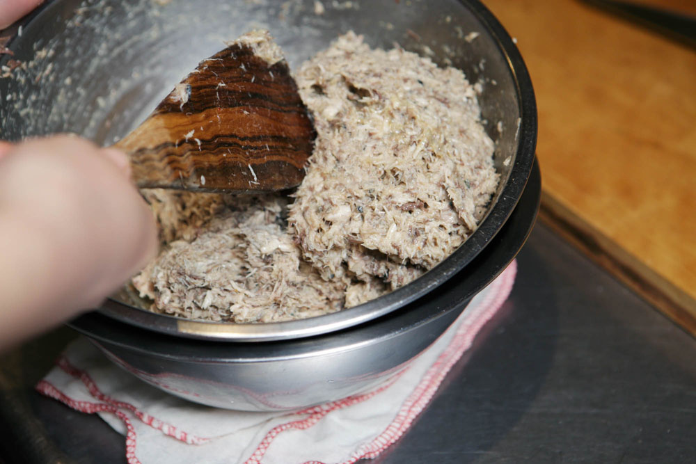 氷水にあてて冷ます