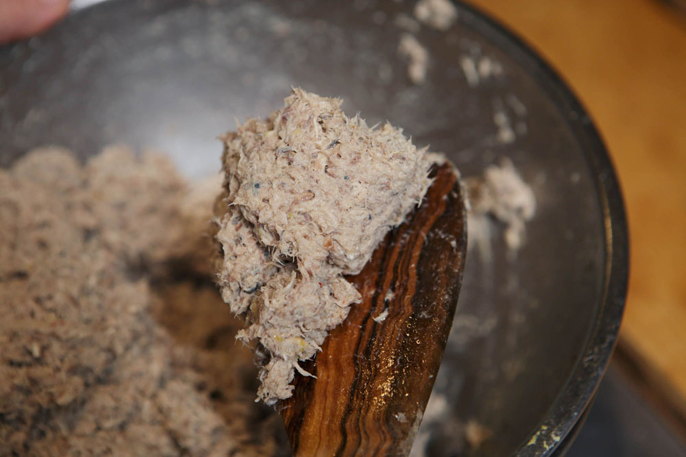 形が保てる状態に