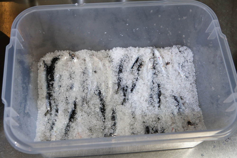 塩は重すぎない程度に