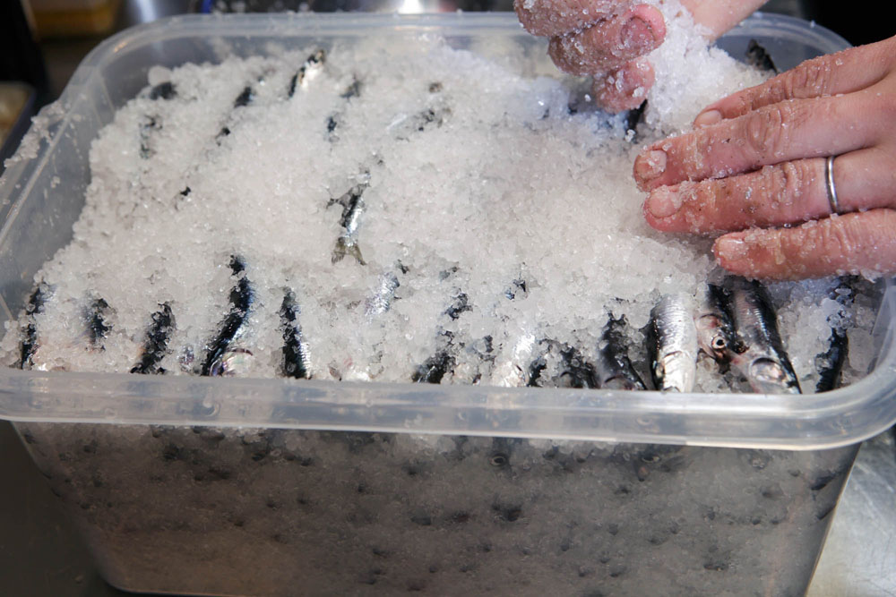 最後はしっかり塩で覆う