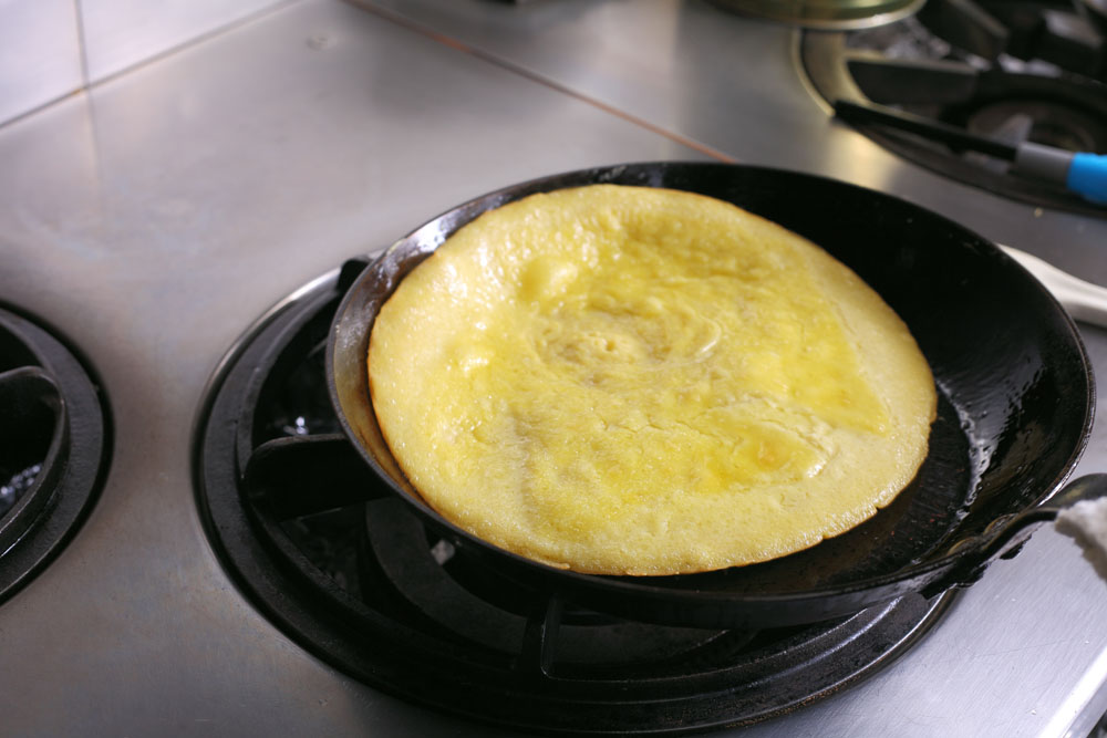 再びフライパンで焼き色をつける