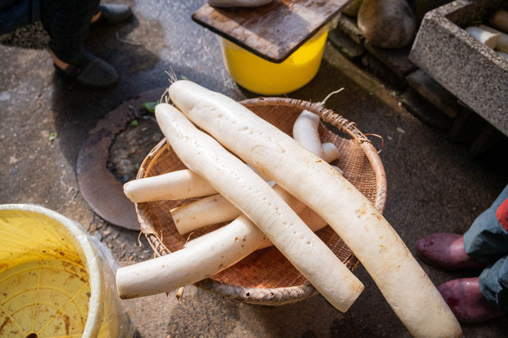 白首大根を使う