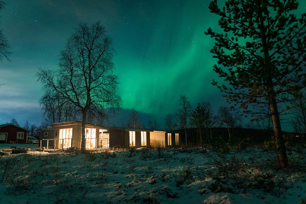 （写真）運が良ければ壮大なオーロラ出現の可能性もある。ヨハンは写真の心得もあるので、スマートフォンでも上手にオーロラが撮れる秘訣を手解きしてもらえる。