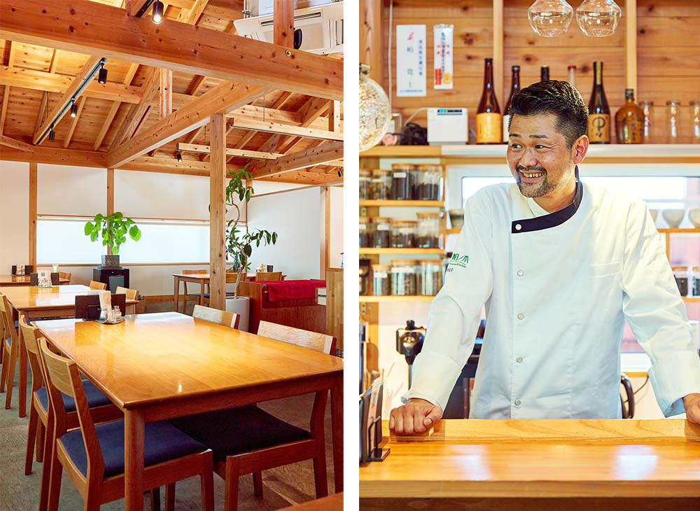 武蔵野専門学校を卒業後、「横浜ロイヤルパークホテル」に７年半務めた後、「ホテル テラス ザ ガーデン水戸」などを経て2016年独立。大の器好きで、地元笠間焼のコレクションも多数。2024年春頃から、カウンターのみの店舗に移転・リニューアルを予定。