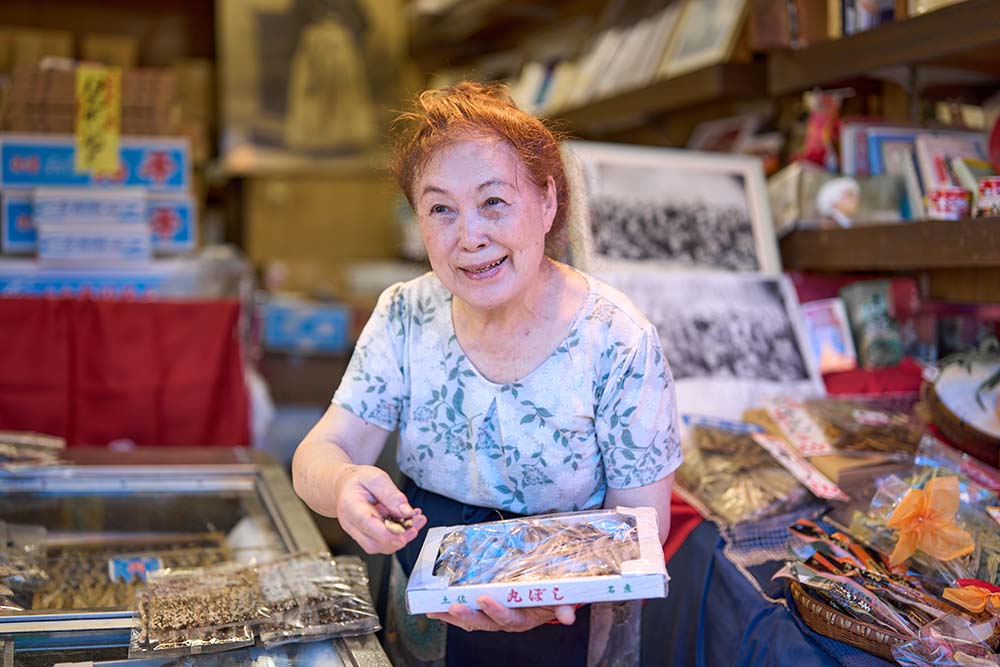 78歳。海産物屋なら、女でもやっていける「岡本海産物店」西村和子