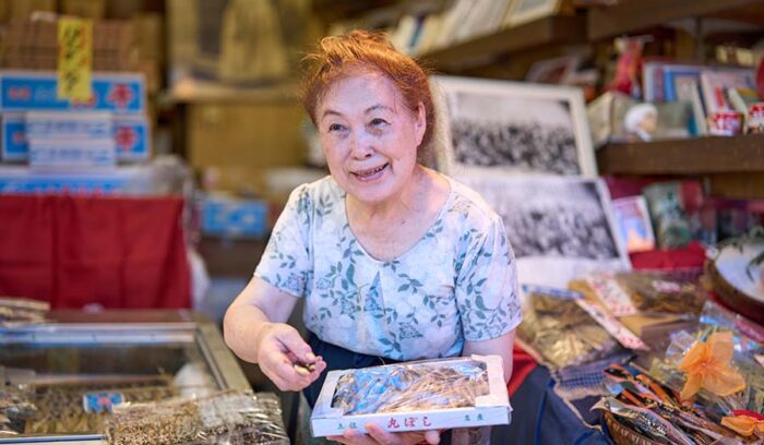78歳。「海産物屋なら、子育てしながらでも、やっていける」