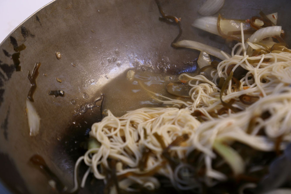 水分を少し残して仕上げ