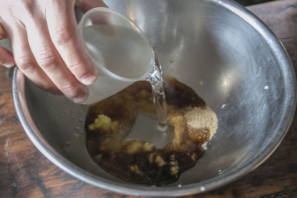 材料を混ぜておく