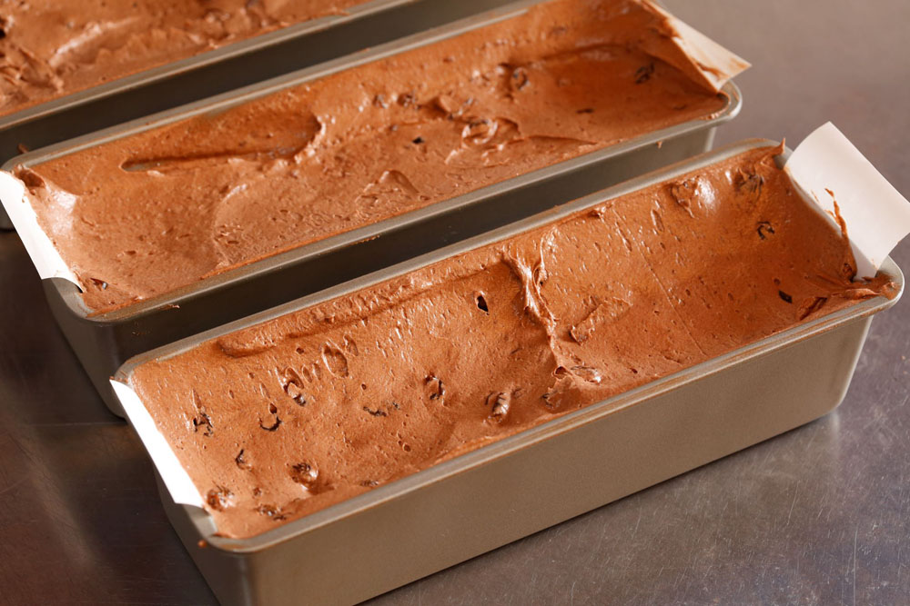 型に流して焼く