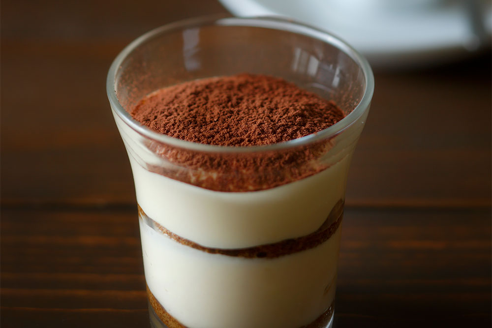 エスプレッソとの調和と余韻を楽しむ「ティラミス」