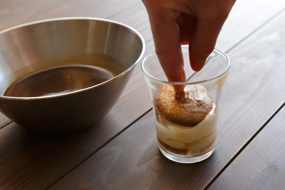 ティラミスを組み立てる