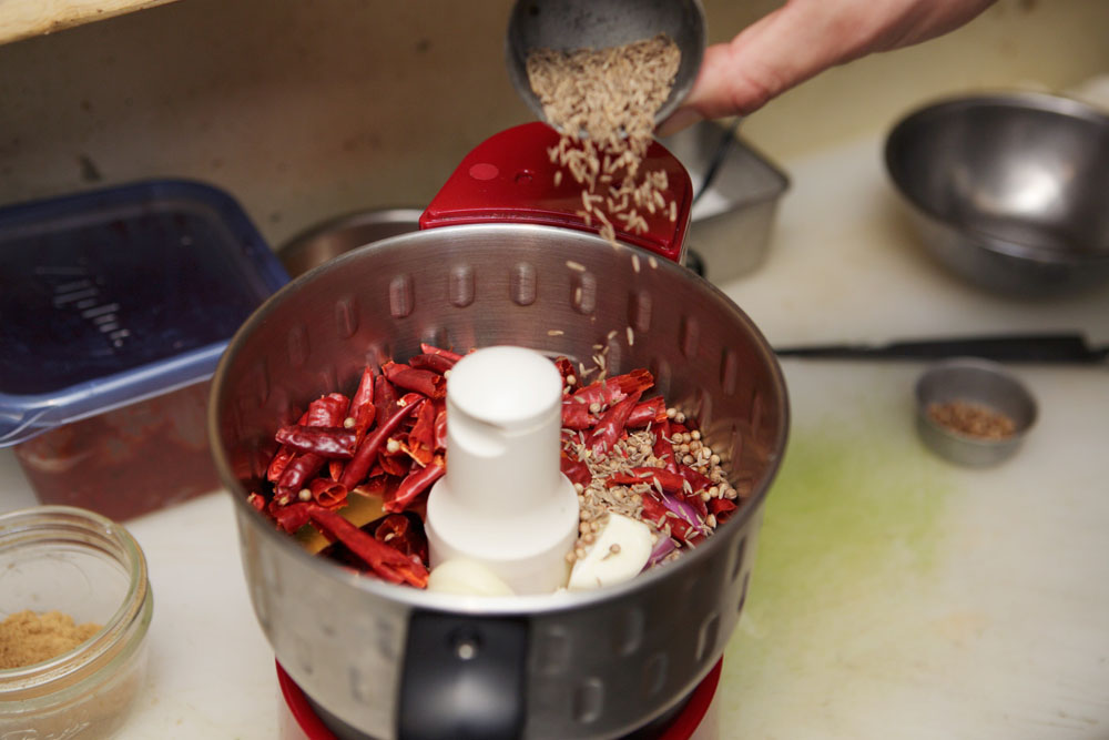 スパイスを加える