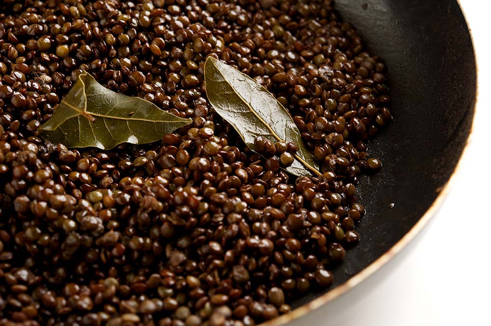 レンズ豆を茹でる