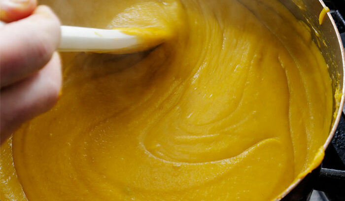 旬の野菜を長く楽しむプロの技「カボチャのコンフィチュール」