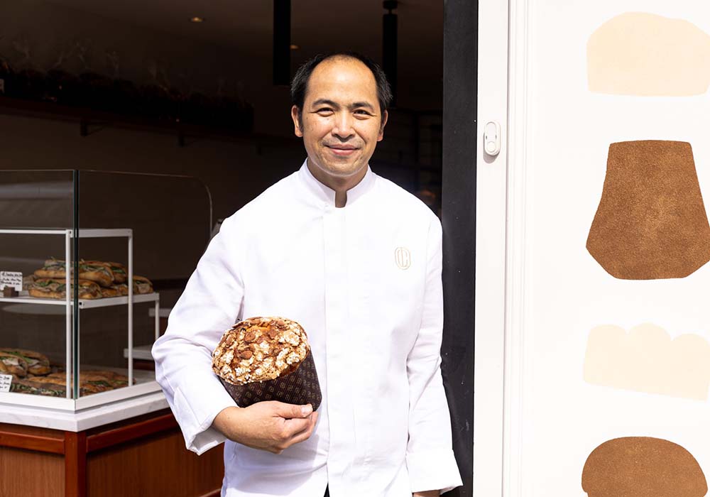 （写真）パネットーネ人気の立役者、クリストフ・ルイ。