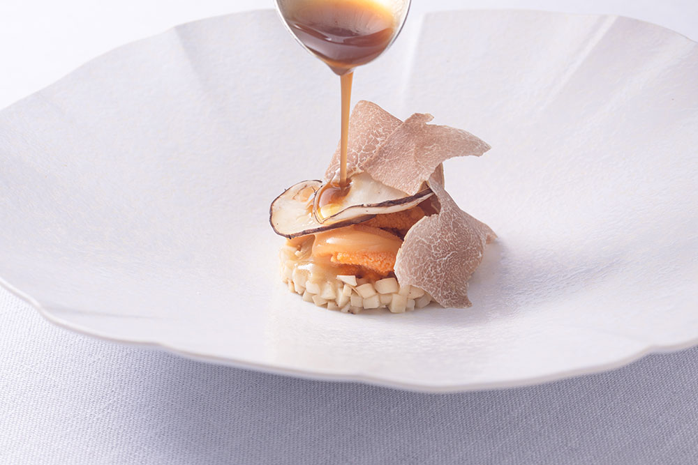 「ブルガリ イル・リストランテ ルカ・ファンティン」白トリュフメニュー