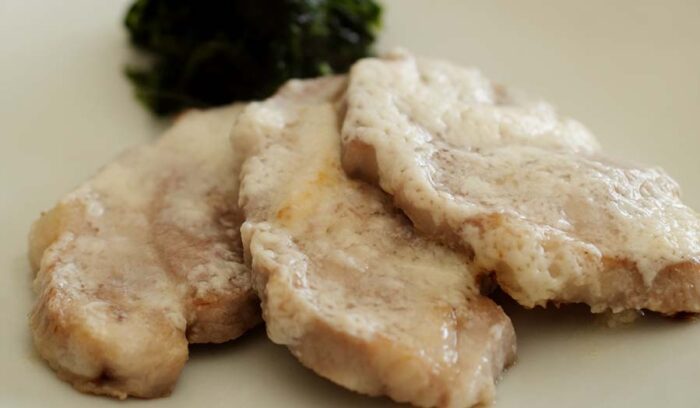 白味噌感覚で使える「酒粕クリーム＆豚肩ロースの酒粕蒸し焼き」