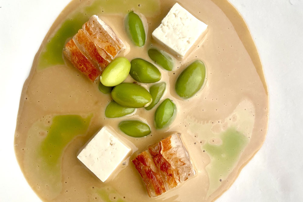 カナバリア ロセアを使った料理。プラントベースが進む今後、植物性タンパク源の救世主となる可能性は高い？©SSG