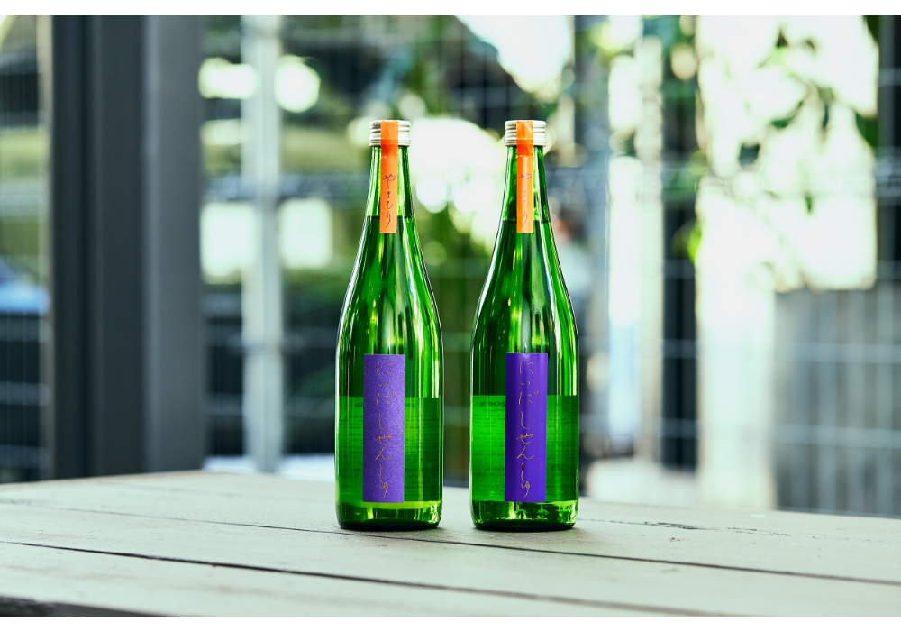 福島県郡山市の酒蔵 仁井田本家による「しぜんしゅ－やまもり」。