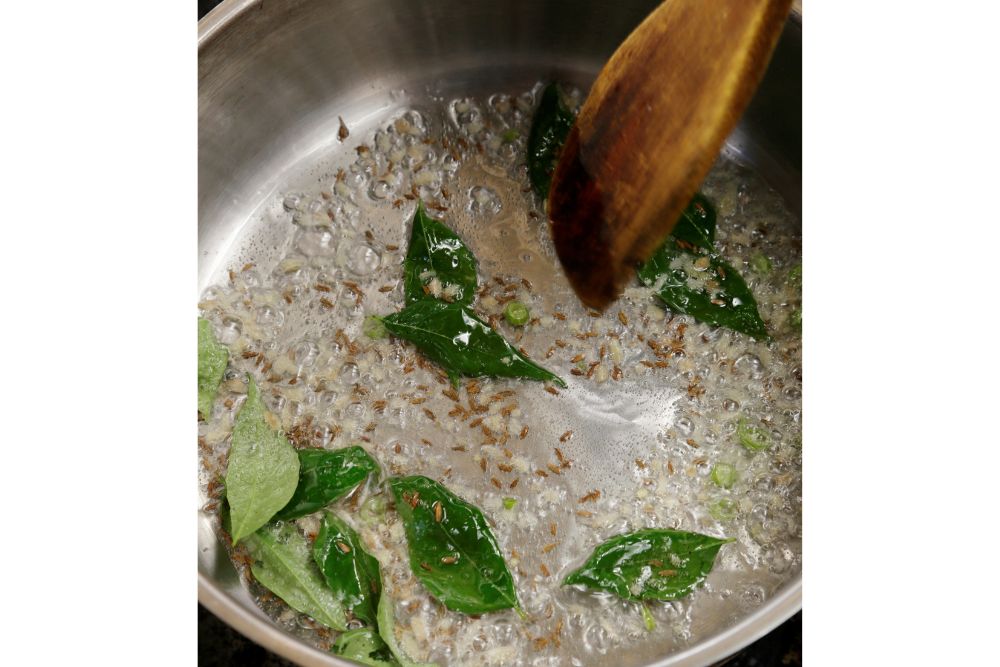 「スパイシーヒヨコ豆」のテンパリング