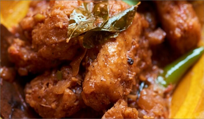 スパイスが口の中で、花火のように弾ける「大豆ミートのペッパーマサラ」