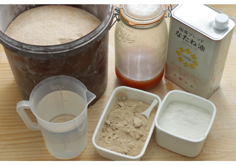 「なたね食パン」の材料と作り方