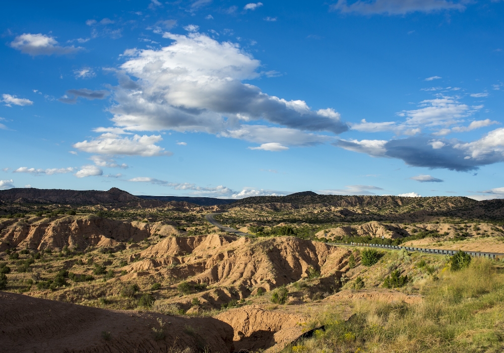 ロッキー山脈の最南端、サングレ・デ・クリスト（キリストの血）山脈。