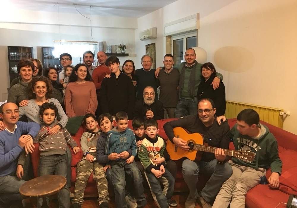 Dopo cena da un socio in Sicilia.