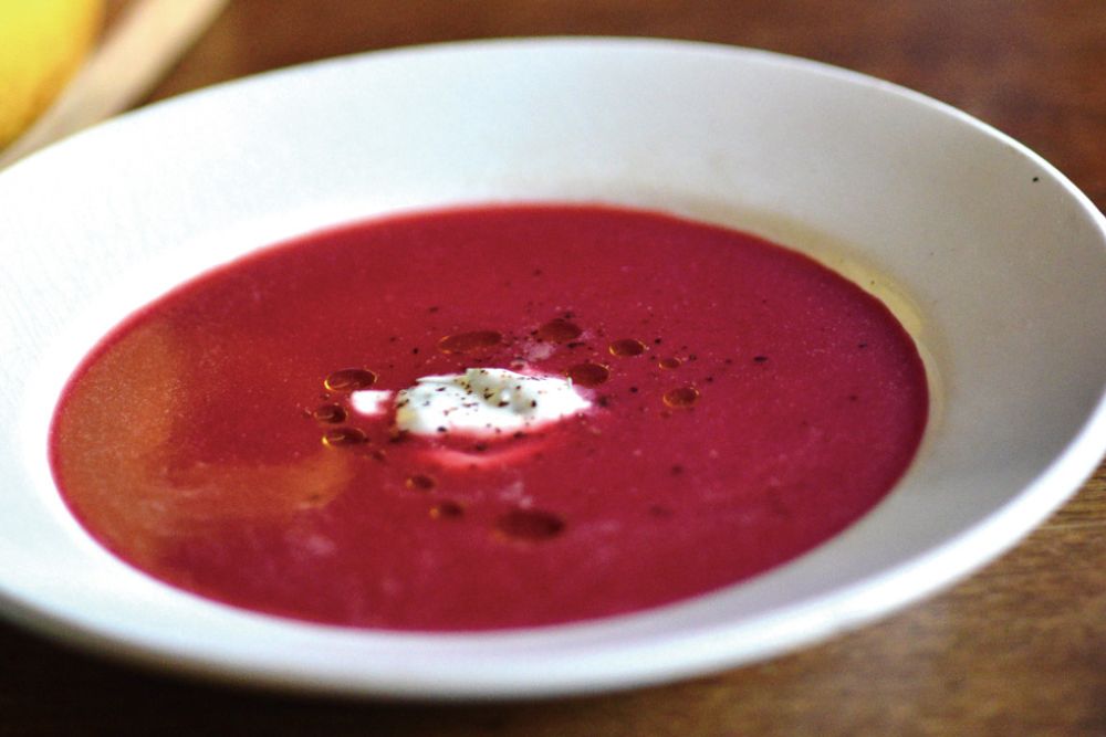 ぽったりとした甘味「ビーツのポタージュ」 レスキューレシピ【新顔野菜編】