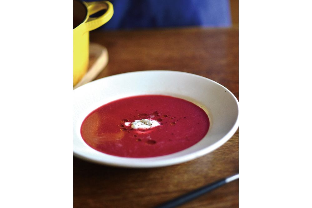 ぽったりとした甘味「ビーツのポタージュ」 レスキューレシピ【新顔野菜編】