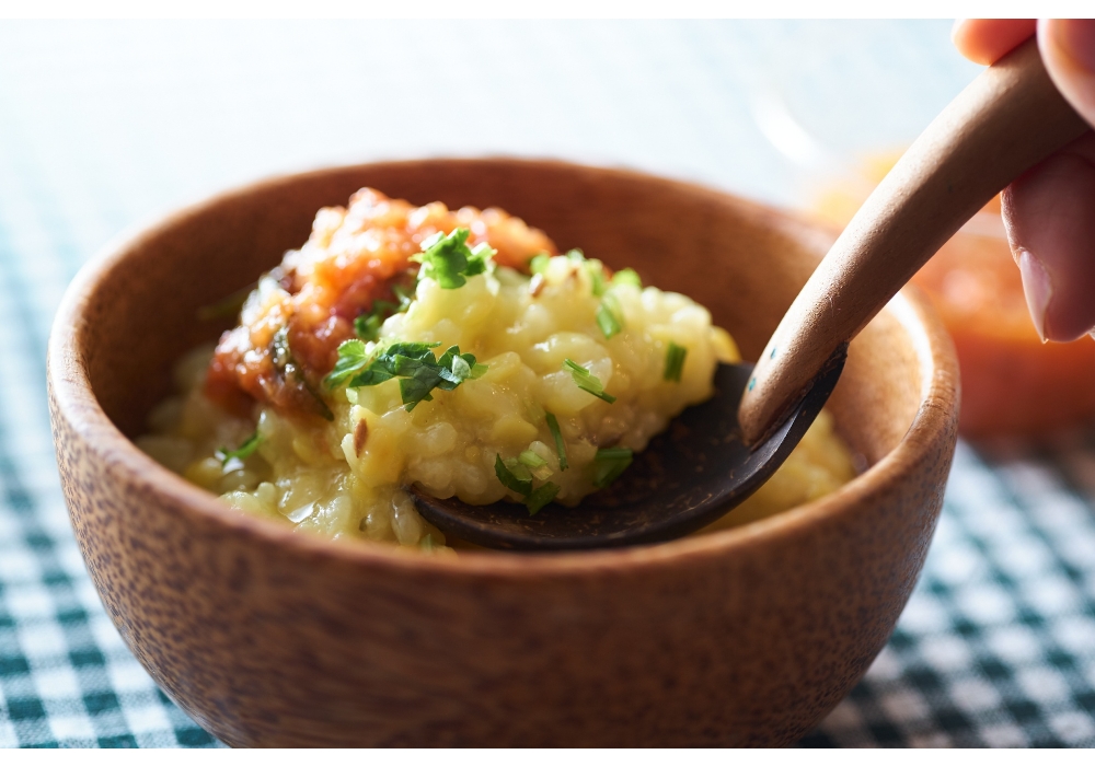 インドの豆がゆ。