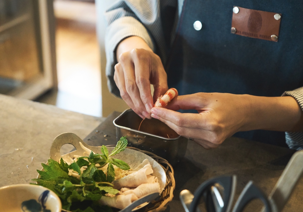 広島の「ファームスズキ」のクルマエビはお気に入り食材のひとつ。