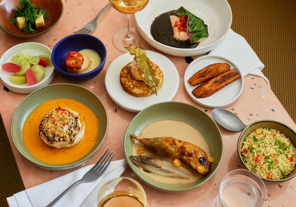 西アフリカの伝統的な食材やスパイス、テクニックを駆使した店の看板メニュー