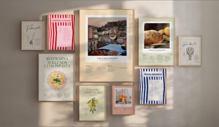 愛着のあるレシピをアート作品に。オンラインでオーダーできる「レセプトポスター」が人気