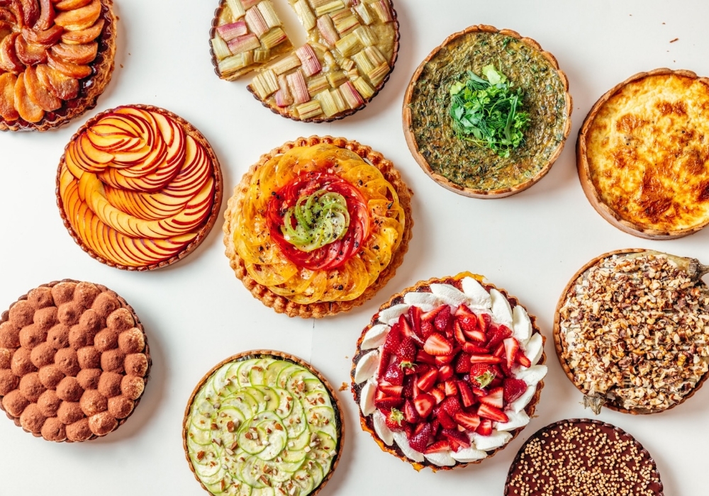 デザート系から食事系まで。粉の風味と上質な素材を吟味したタルト専門店