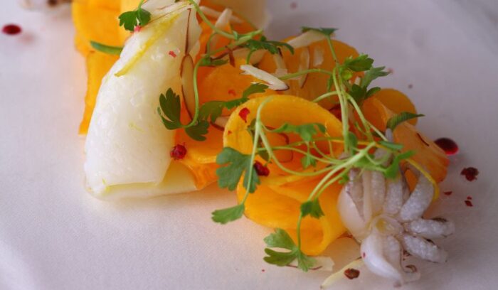 リストランテ仕様のプリプリ食感「イカのサラダ仕立て」