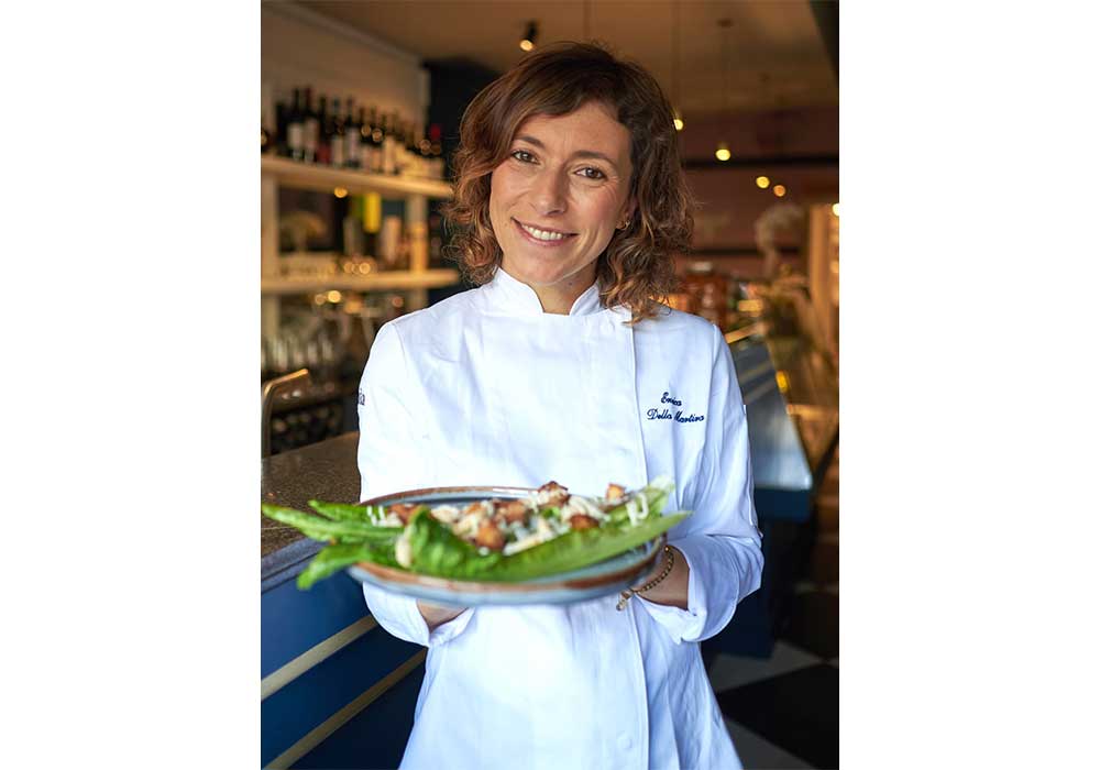 ケータリング、料理コンサルタントとしても活躍するエンリカ・デッラ・マルティーラ。
