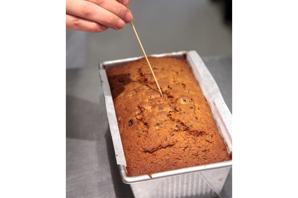 火の通りを確認する