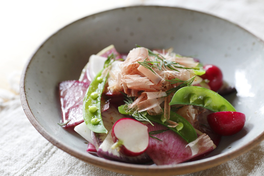 ダイコンとカブのサラダ