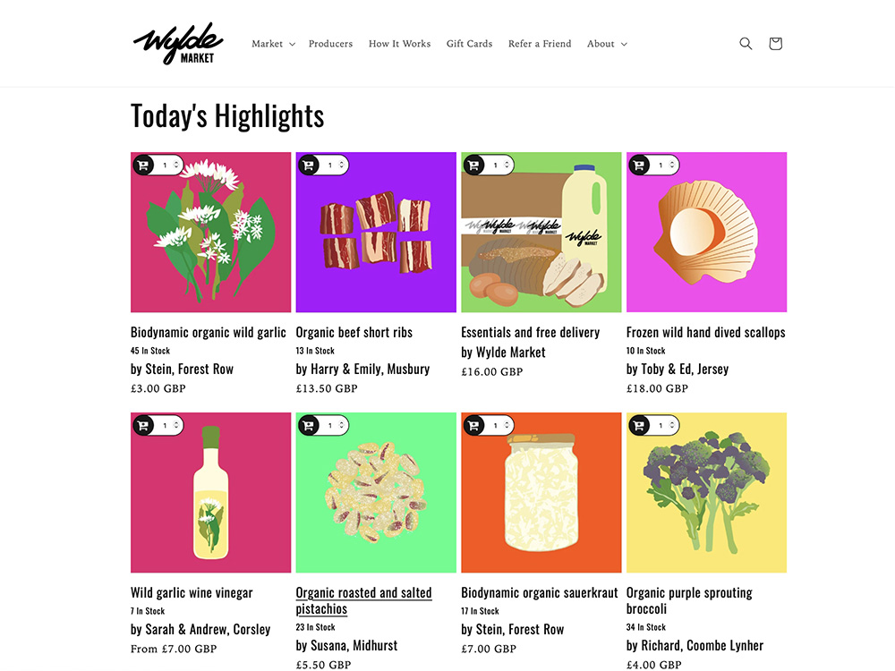 英国の食品流通システムに変革を！オンライン・ファーマーズ・マーケット