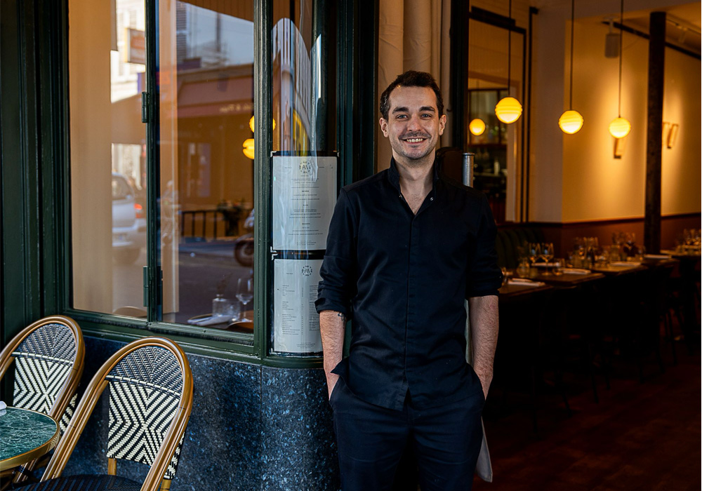 オーナーシェフのレオ・ジョルジ